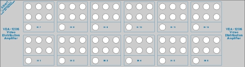 Video Distribution Amplifier VDA 1206